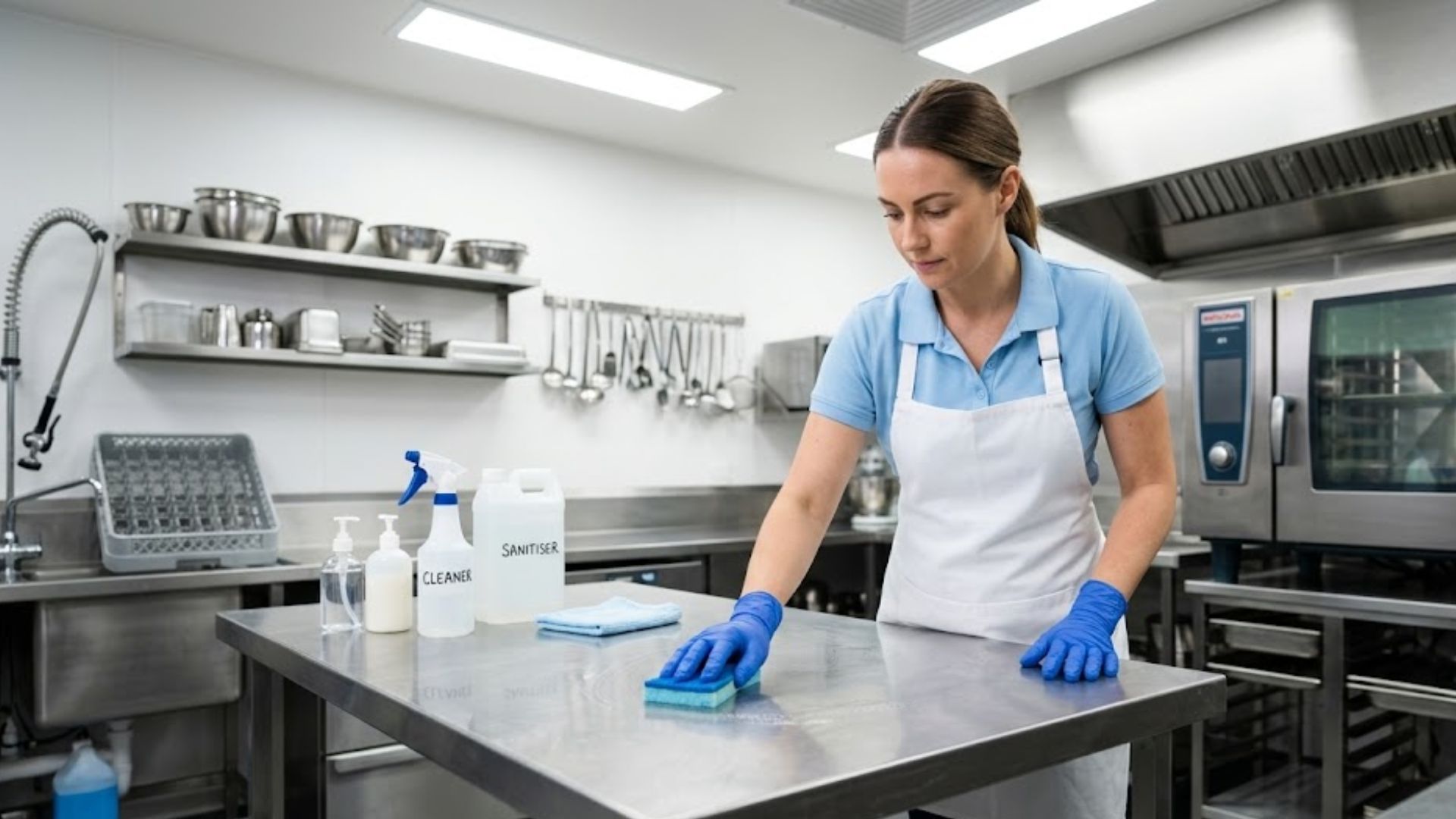 Childcare centre kitchen and food preparation area cleaned to food safety standards — Melbourne